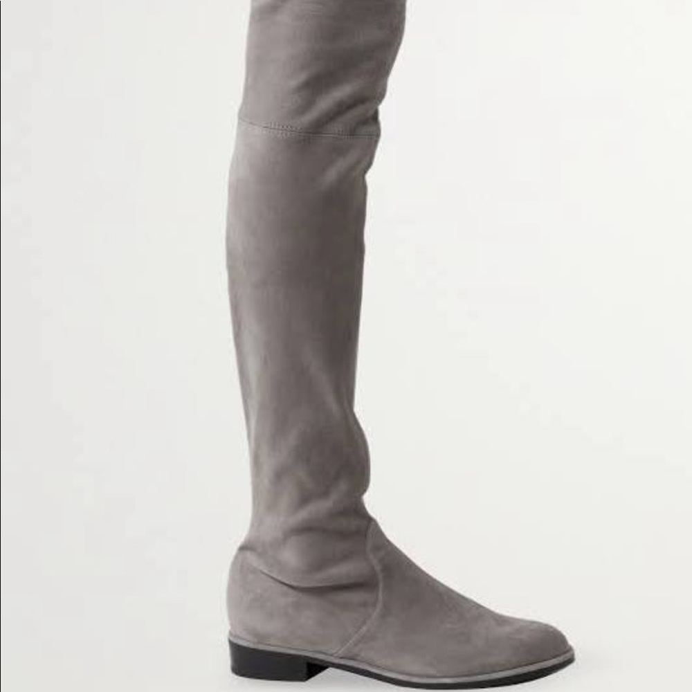 Stuart Weitzman Gray Lowland Boots 10